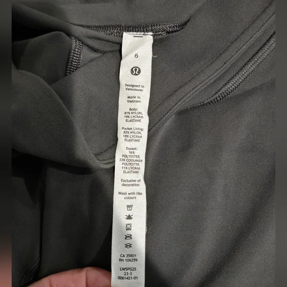 Lululemon Athletica Groove Nulu Super High-Rise Grey Flare Pant Size 6 - Picture 7 of 12